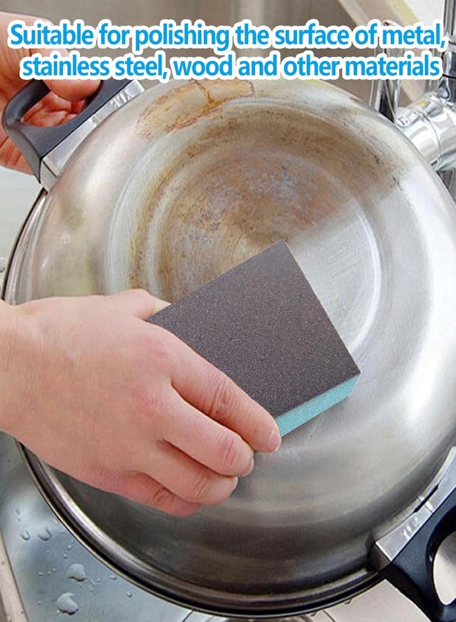 Buildcon 6 Pcs Sand Paper, 120 Grit Sandpaper for Wood and Metal, 12 * 10 * 1.2cm Wet and Dry Sandpaper for Cars for Cleaning Wall - Image 4